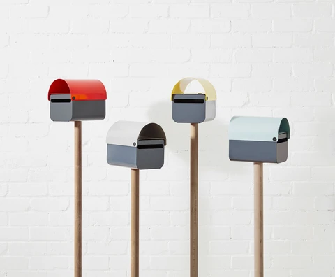 TomTom Letterbox | Outdoor Accessories | Red, Yellow, Blue, Grey | DesignByThem